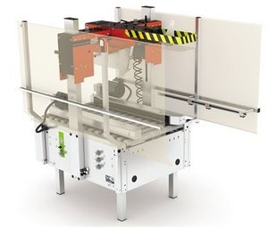 máquina fechadora de caixas de duas abas