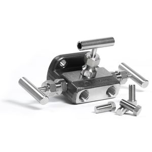 distribuidor manifold de 3 vias