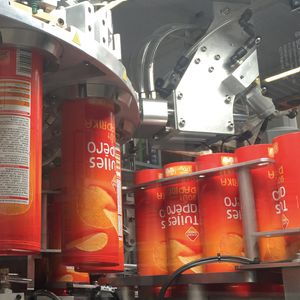 linha de produção para latas de conserva