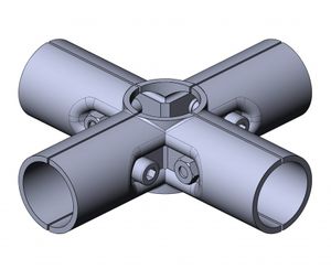 conector de tubos cruzeta 1