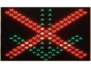 display de controlo das vias 1