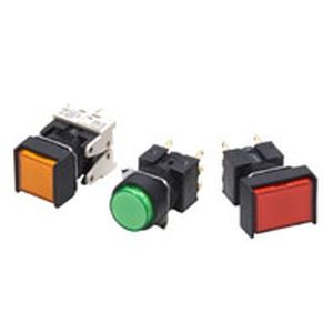 botão de comando com iluminação
