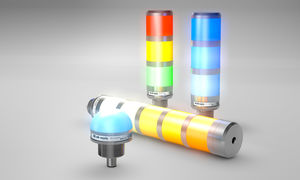 coluna luminosa de LED