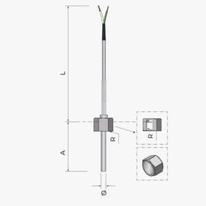 sonda de temperatura RTD