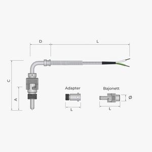 sonda de temperatura RTD