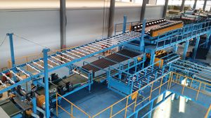 linha de produção de painéis sanduíche