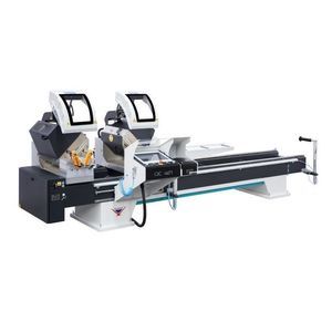 máquina de corte de duas cabeças para PVC 1