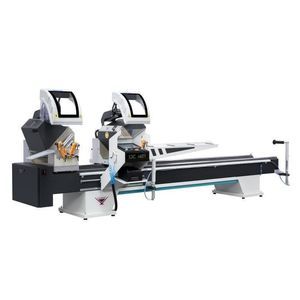 máquina de corte de duas cabeças para PVC 1