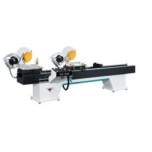 máquina de corte de duas cabeças para PVC 1