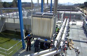 estação de tratamento de águas residuais