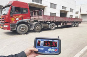 balança pesa eixo / roda portátil