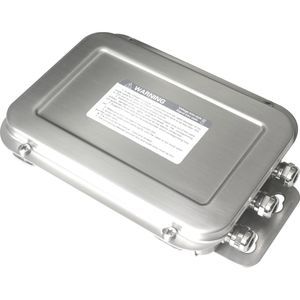 caixa de passagem elétrica em aço inoxidável
