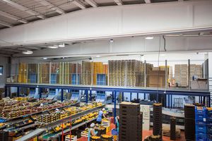 Mezanino industrial de vários andares