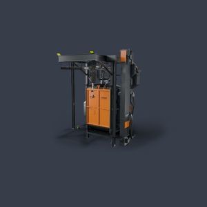 jateadora de granalha de turbina