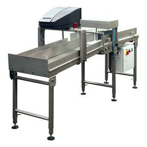 máquina classificadora com empurrador