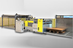 máquina de fabricação de caixas de papelão ondulada 1
