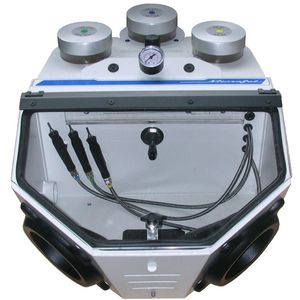 cabine de jateamento de areia com injetor