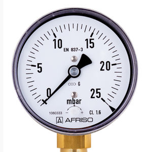 manômetro com mostrador analógico