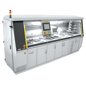 máquina de lixar-polir para laboratórios de metalografia