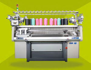 máquina de tricô de jersey duplo 1