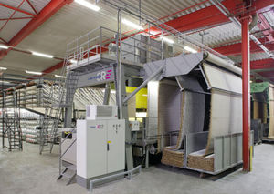máquina de tecelagem de tapetes