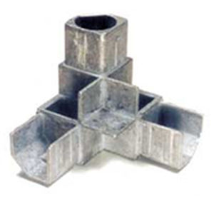 conector para tubos redondos