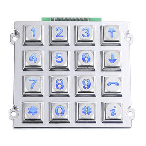 teclado numérico retroiluminado