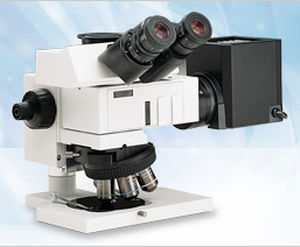 microscópio óptico