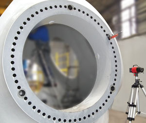 sistema de alinhamento a laser