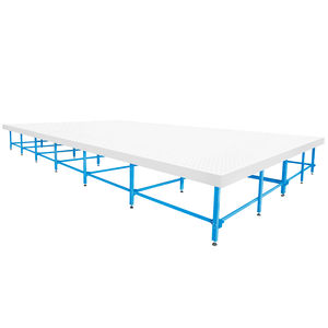 mesa com colchão de ar para tapetes 1