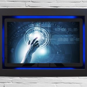 painel PC com tela sensível ao toque multitouch