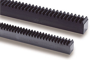 cremalheira de dentes retos