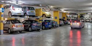 plataforma para estacionamento