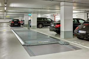 plataforma para estacionamento deslizante