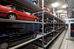 plataforma para estacionamento multinível