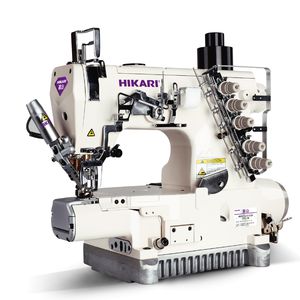 máquina de costura com braço cilíndrico