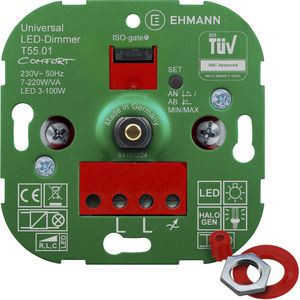 relé de impulso com ajuste de luminosidade para LED