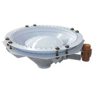 funil vibratório em aço inoxidável