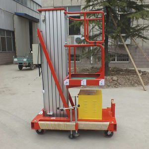 plataforma de mastro vertical com rodas