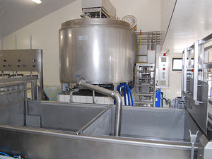 tanque de fabricação de queijo