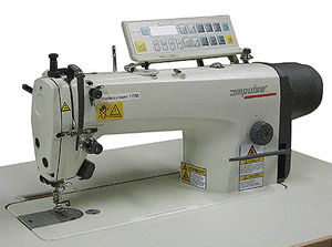 máquina de costura de ponto fixo