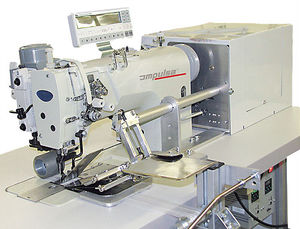 máquina de costura de 2 agulhas