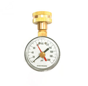 manômetro com mostrador analógico