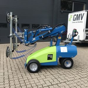 robô de instalação de vidros autopropelido