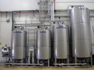 sistema de limpeza de água