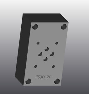 placa de suporte em ferro fundido
