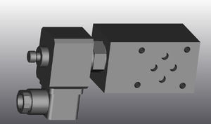válvula solenoide de ação direta
