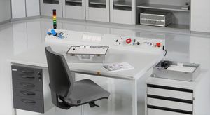 bancada de laboratório