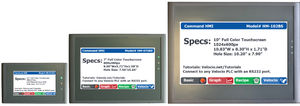 IHM com touch screen