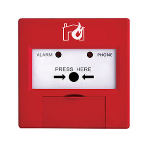acionador manual de alarme de incêndio